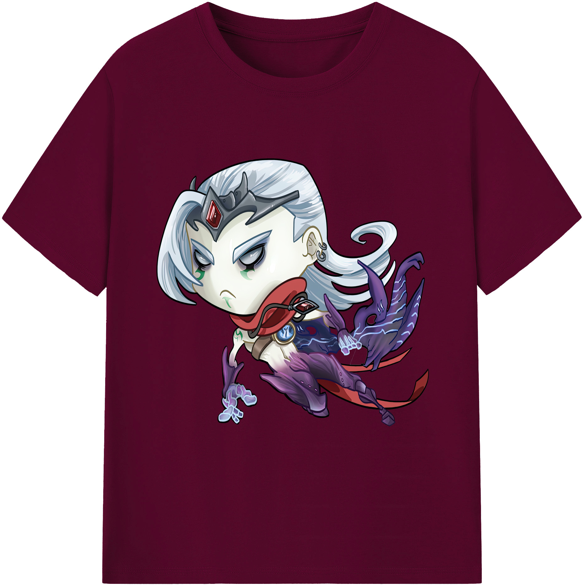 リーグ・オブ・レジェンド League of Legends LOL レディースカジュアルプリントTシャツ（綿100％）